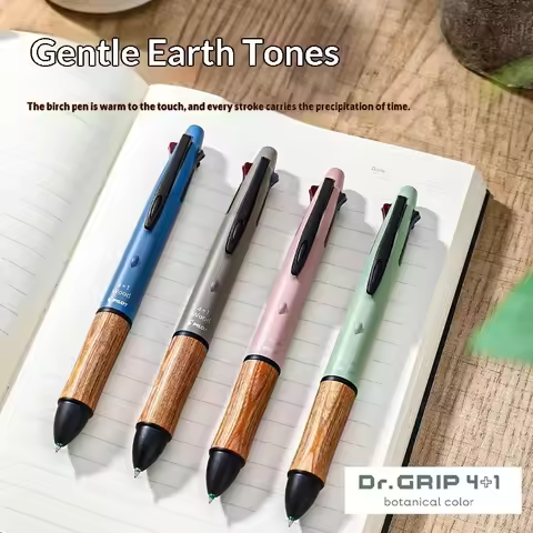 Japan PILOT DR.GRIP 4+1 Four-color Multifunctional Ballpoint Pen & Mechanical Pencil 0.5 Business Of