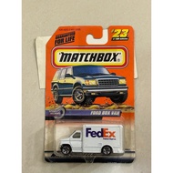 [Ready Stock] matchbox matchbox Alloy Car FORD BOX VAN FEDEX FORD Express Delivery Car Packaging Def
