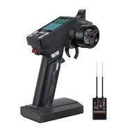 HOTRC 8CH CT-8A เครื่องส่งสัญญาณระบบรีโมทคอนโทรลวิทยุ2.4G F-08AT F-08A ตัวรับสัญญาณ8ช่องไจโรสำหรับเร