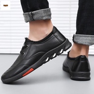 Men's Business Shoes PVC Sole Comfort Walking Shoes Safety Flats
