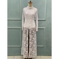 Wedding ceremony kebaya wedding ceremony dress / white wedding ceremony dress full sequin wedding ce