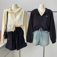 Hooded Jacket 5-Color Umbrella 2-Way Zip