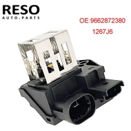 RESO 1267J6 9662872380 Radiator Heater Motor Relay Blower Resistor For Peugeot 1007 207 208 2008 301