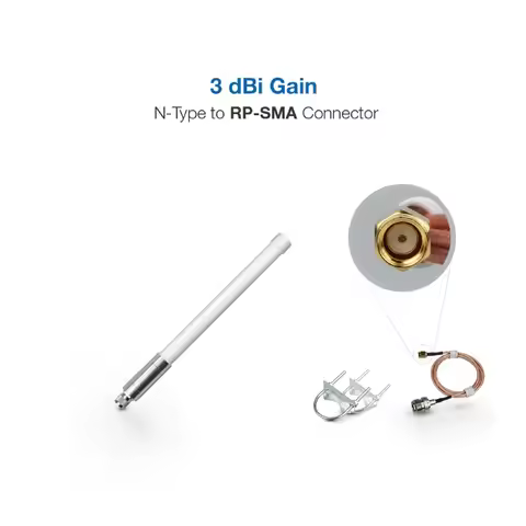 3dBi Fiberglass Antenna Frequency Options 433/470/868/915MHz | RAKwireless