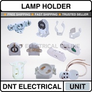 LED Tube Holder / T8 Fluorescent Tube Holder / Starter Holder / Lamp Holder / Blue White Cable Conne
