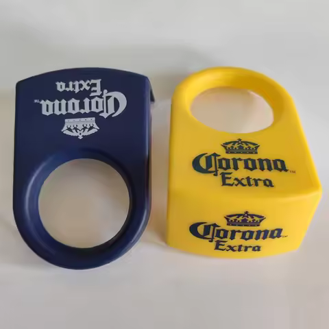 Set of 6pcs Corona-Rita beer bottle drink clips holder beer bottle clip for Schooner & Goblet Glasse