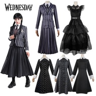 American Addams Family Wednesday School Uniform Style Cosplay Costume
