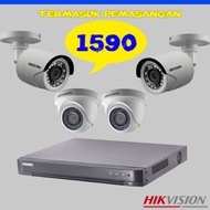 Pakej pemasangan Cctv HikVision