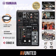 Yamaha AG03 MK2 3-channel Mixer & USB Audio Interface声卡, Sound Card