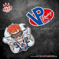 Vp racing American racing Car Fuel Engine Oil Lubricant Antifreeze Sticker Body Decoration Modified 