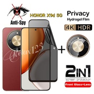 For HONOR X9d 5G 2025 Anti-Privacy Hydrogel Films and Camera Flim For Honor X9 a b c d HONOR X9 Smar