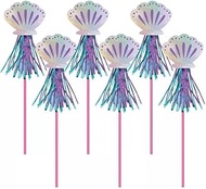 Shimmering Mermaid Party Wands - 17.9" | Multi-color | Pack of 8