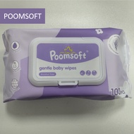 POOMSOFT Non Alcohol Baby Wet Wipes/Lavendar Wet Tissue (100 Pcs/Pack)