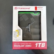 台灣Transcend 可攜式外接硬碟 portable hard drive 1TB