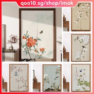 Chinese style Door Curtain half Curtain Kitchen Partition Curtain Entrance Door Curtain