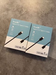 Inno3C Type-C to Type-C 快速充電線 1米