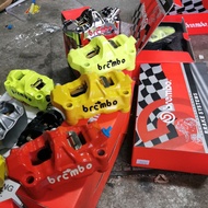 BREBO GP4 CALIPER PUMP ASSY with caliper bracket