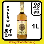 1L Montezuma Gold Tequila 1 Liter w/o Gift Box