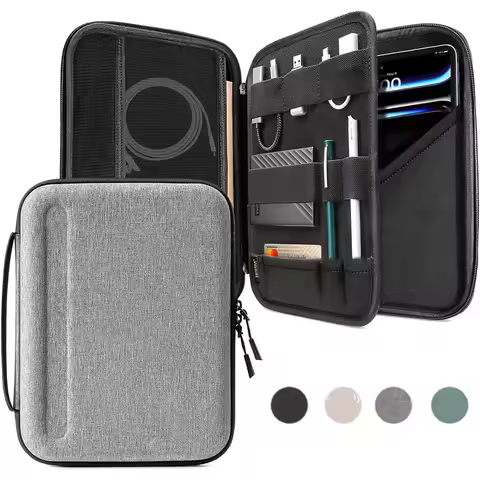 Multi-functional Storage Bag For Lenovo Idea Tab 11 2025 Xiaoxin Pad 11 Pro GT 11.1 P12 12.7 Tab M11