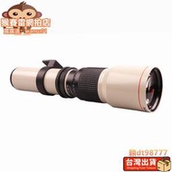 熱賣【現貨】大光圈長焦單反鏡頭 500mm f8-f32 攝影定焦手動鏡頭天文鏡探月拍鳥國產