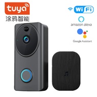 Tuay L9 1080P Video Doorbell Smart Wireless WiFi Security Door Bell Visual Recording Home Monitor Night Vision Intercom door phone