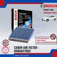 CARBON CABIN AIRCOND FILTER-HONDA-BOSCH-0986AF7002