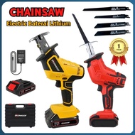 Gergaji mesin listrik Nirkabel Chainsaw gergaji mini Baterai lithium