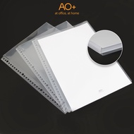 Bìa Lỗ Sumo (Túi Sơ Mi) A4 AO+ Siêu Dày 0.18 mm 30 lỗ (Xấp 5/10/20 Cái) PA018
