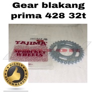 Tajima prima 428 32t rear Gear