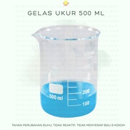 500 Measuring Cup ML Multifunctional Chemical Lab Measuring Cup/ Borosilicate Glass 500 ML 500 Measu