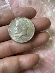 1964年美國甘迺迪半美元硬幣 銀幣 極新極美品 銀幣