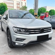 Car Headlight Eyebrow Cover Trim Eyelids For VW  Tiguan MK2 2017-2020 Accessories