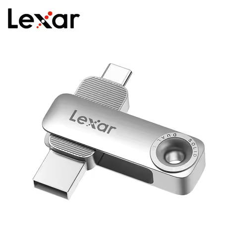 Lexar Dual USB 3.2 and Type-C Flash Drive D50E Metal Pen Drive for iPhone 15 16 17 and PC 128GB 256G