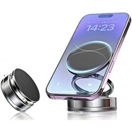 Vacuum Magnetic Car Phone Mount, 360° Adjustable Phone Holder with Ultra Strong Suction Cup, 96LBS M