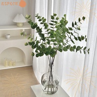 ESPO Artificial Eucalyptus Leaf, Plastic  Printing Eucalyptus Leaf Plant, Accessories Decoration Pul