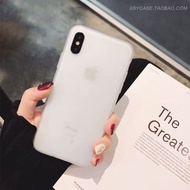 苹果iPhone6/6plus/7/7plus/8/8plus/x/XR/xamax磨砂透明手机壳