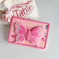เคสซิลิโคนผีเสื้อสำหรับไอแพดแอร์ 6 โปร 11 มินิ 6 ใช้งานร่วมกับไอแพด 9 ขนาด 102 นิ้วและแอปเปิลแท็บเล็