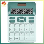[hzsdakjjh.] Standard Function Calculator Mechanical Keyboard Calculator Solar & Battery Dual Power 