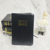 HOLY BIBLE KJV 1611 SOFT LEATHERETTE LARGE PRINT COMPACT SIZE | Red Letter | Gold Edge | Handy
