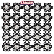 LIANPMY 25PCS 3W LED Chips, Aluminium Base 3W Power LED Chips, Bright Ultraviolet Chip 25PCS 395nm-4