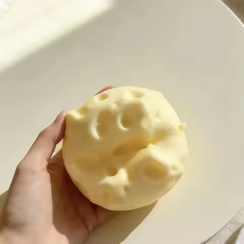 Cheese Simulated Squeeze Squishy Ball New Genuine Vaseline Filled Giant Slow Rebound Cheese Squeeze 