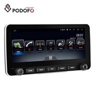 Podofo Android 10.25" 8 Core 4+64GB Car Stereo Radio AI Voice 4G Wifi Carplay Android Auto DSP Hi-Re