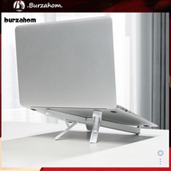 BUR_ Laptop Rack Stable Ergonomic Design Adjustable Angle Portable Heat Dissipation Laptop Stand Riser Holder for Desk