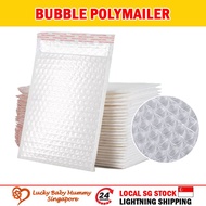 White Bubble Polymailer/Bubble Mailer Bag/Polymailer Bag with Bubble Wrap/Courier Bag/Padded Mailer 