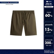 Tommy Hilfiger กางเกงขาสั้น ผู้ชาย รุ่น MW0MW40755 RBN - สีเขียว ทรง Regular Fit