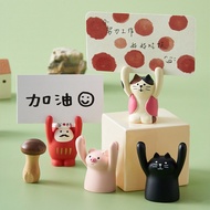 Next Day Arrival Taiwan Ready Stock Raise Hand Business Card Holder Post-it Notes Life Reminder Phot