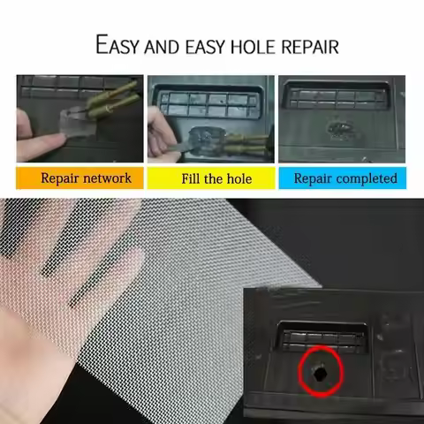 25*12.5cm Plastic Repair Mesh Patch Car Bumper Steel Net For Plastic Hole Repairing Mesh Net Car Wel