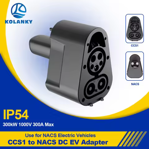 Kolanky CCS1 To NACS 300KW Max 1000V DC EV Charging Adapter DC EV Connector For Tesla Y/S/3 Eletric 