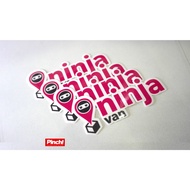 Pinch Motorcycle Sticker - Ninja Van 4pcs