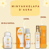 Minyak Kelapa Dara D'aura / Daura / Minyak Kelapa Dara Liquid Soft Gel